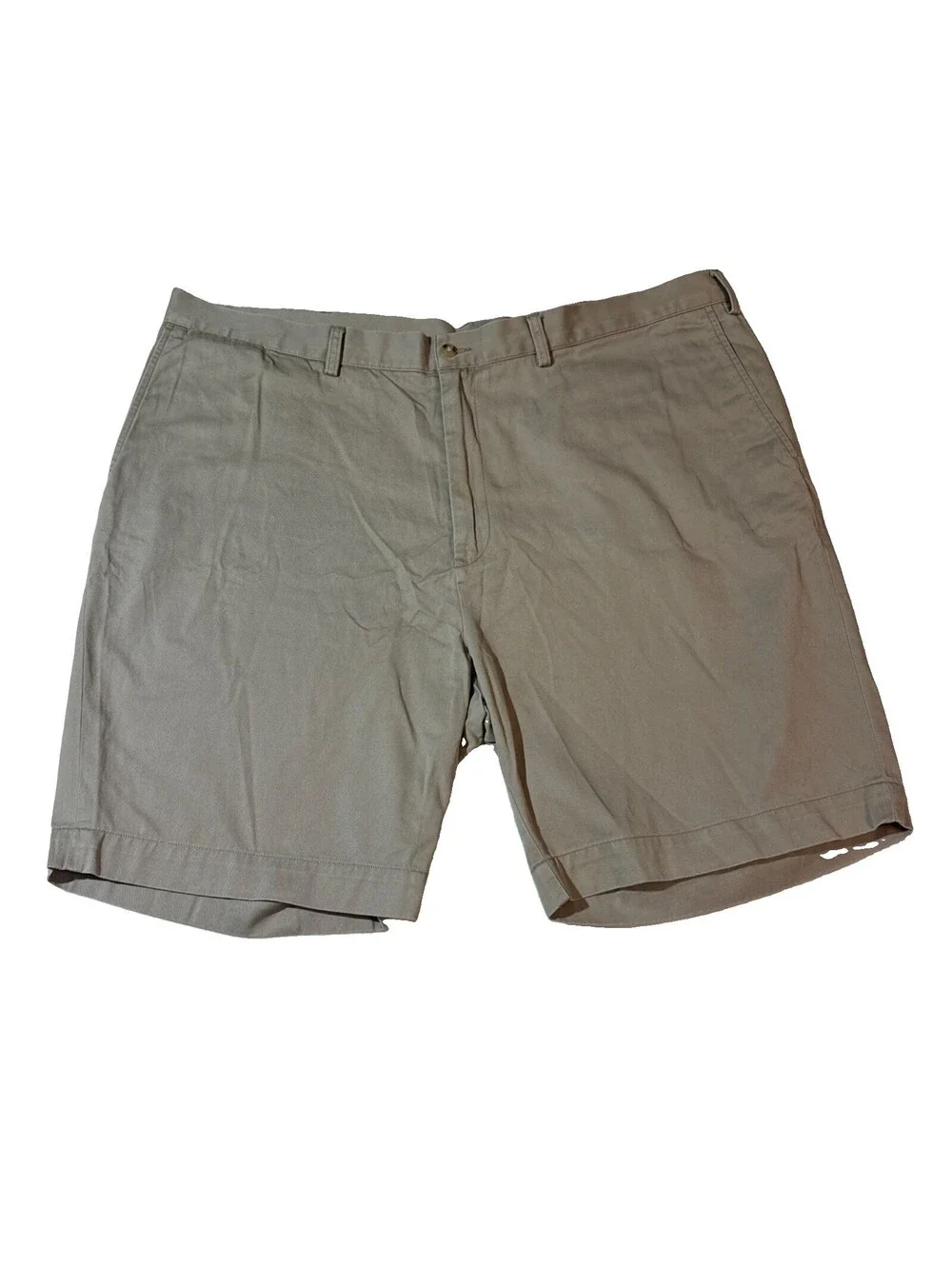Polo Ralph Lauren Shorts Chino Men's Size 46B Classic Fit Khaki Tan Flat Front